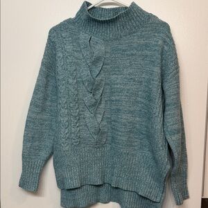 Simply Vera Vera Wang Teal Cowl Neck Sweater